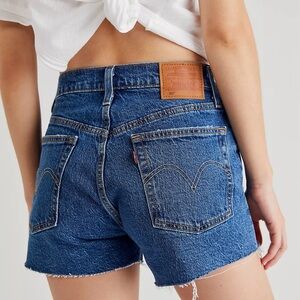 Levi's 501 Denim Shorts Vintage Distressed